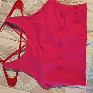 Fitbooty Hot pink sports bra